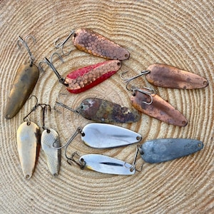 custom made vintage silverware fishing lures Vintage Spoon Lures