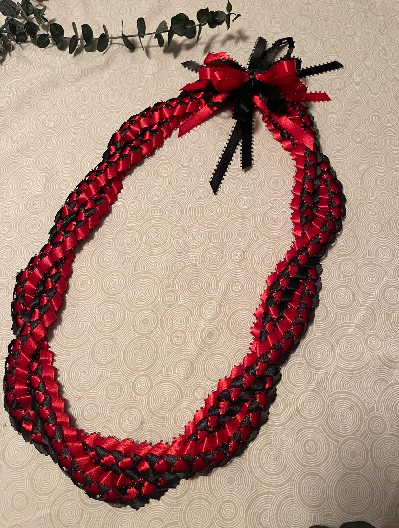 Custom Double Strand Ribbon Lei | Graduation Gift, Handmade - Etsy