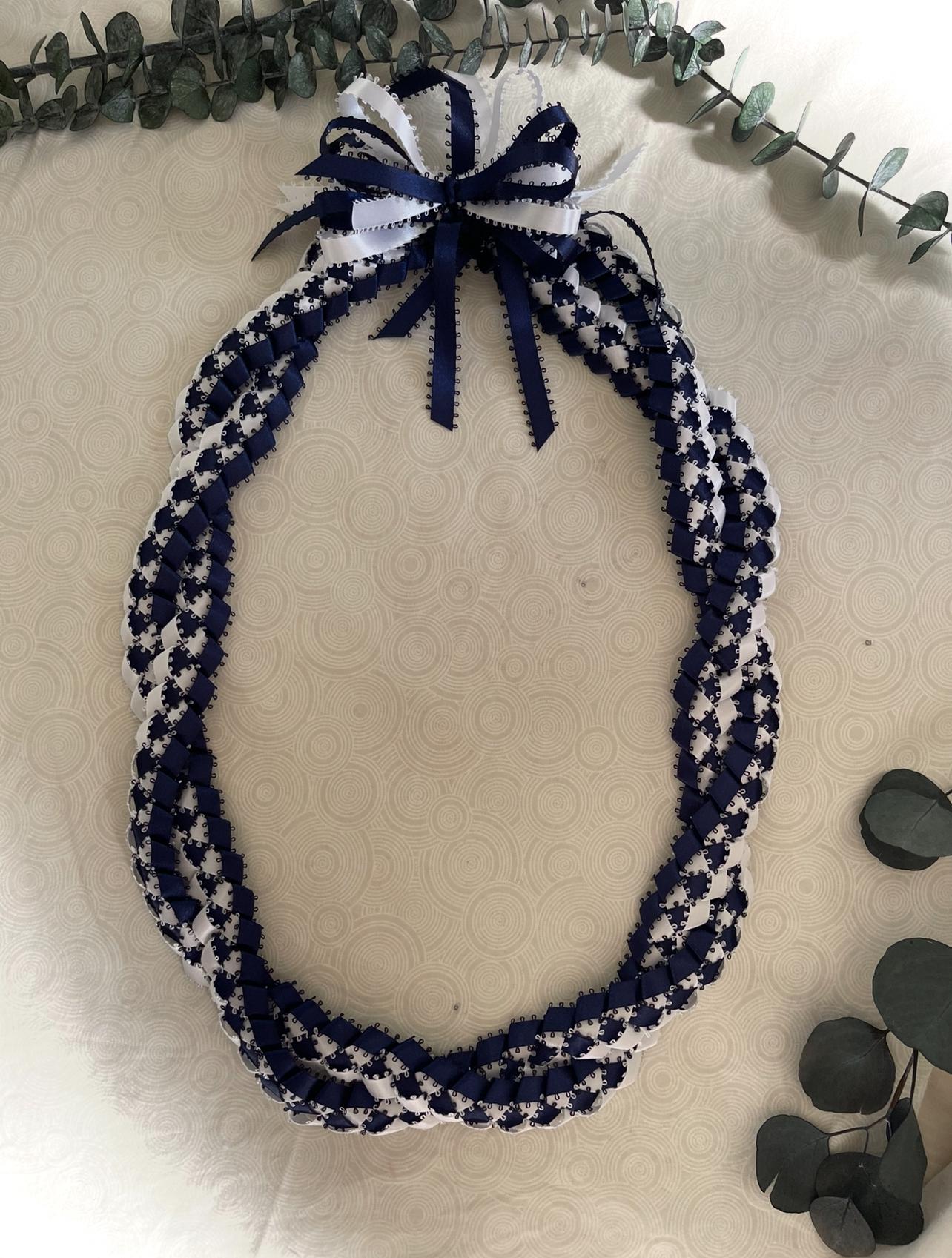 Custom Double Strand Ribbon Lei | Graduation Gift, Handmade - Etsy