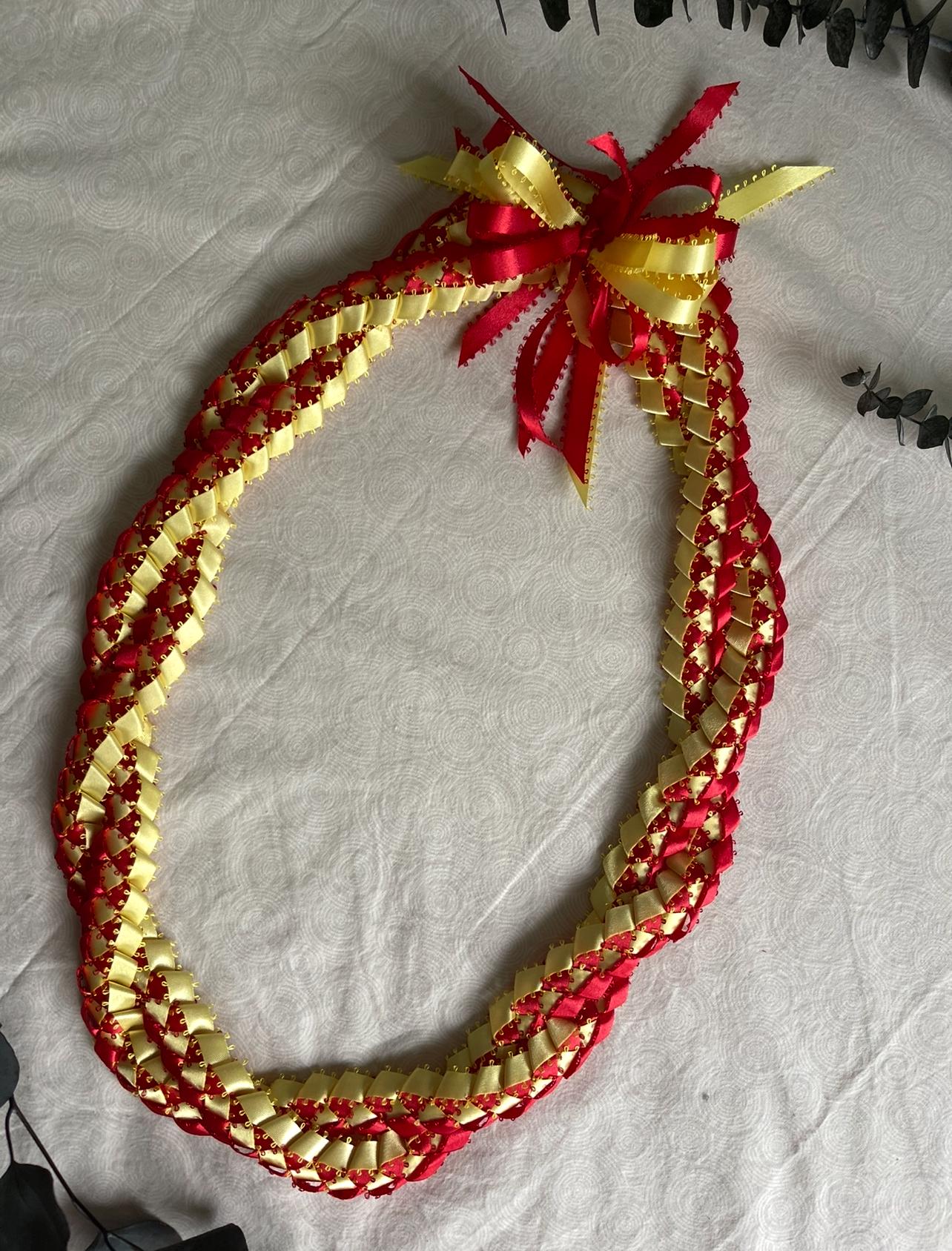 Custom Double Strand Ribbon Lei | Graduation Gift, Handmade - Etsy