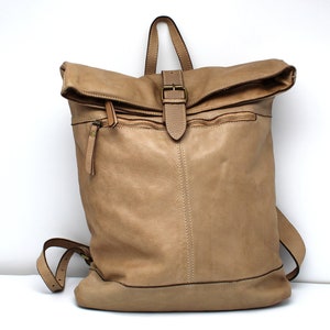 Italian Leather Backpack Soft Leather Milan Unisex Bags