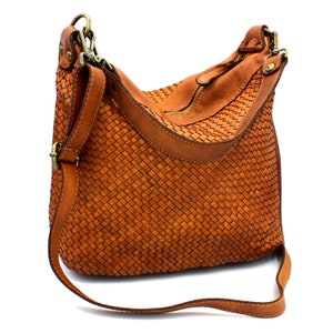 Woven Leather bag Soft Leather Milan Women Handbag