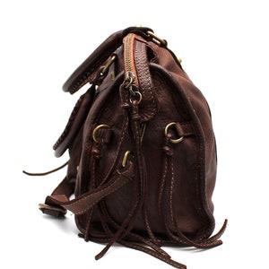 Leather Bag Women Handbag Leather Soft Cow Leather Italian Leather Bag image 5