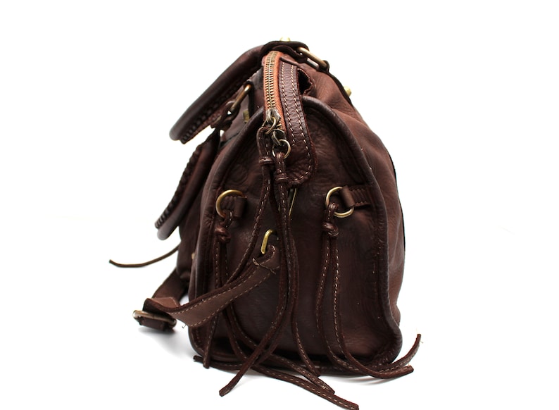 Leather Bag Women Handbag Leather Soft Cow Leather Italian Leather Bag image 5