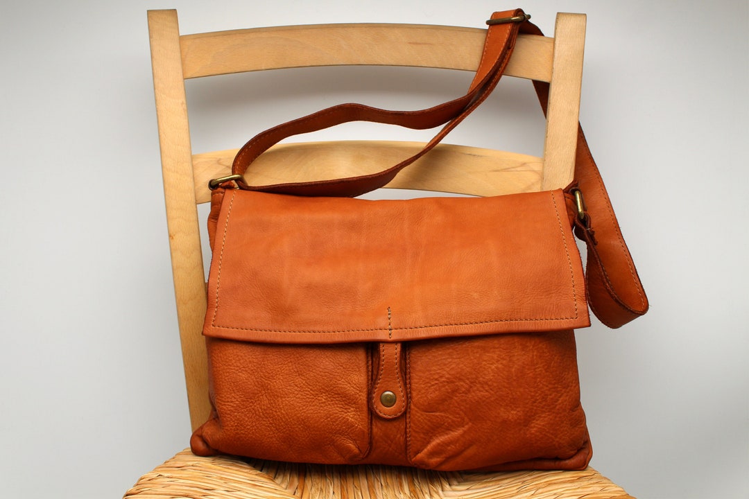 Leather Bag Leather Handbag Soft Cross Body Bag Leather Sling Bag Etsy