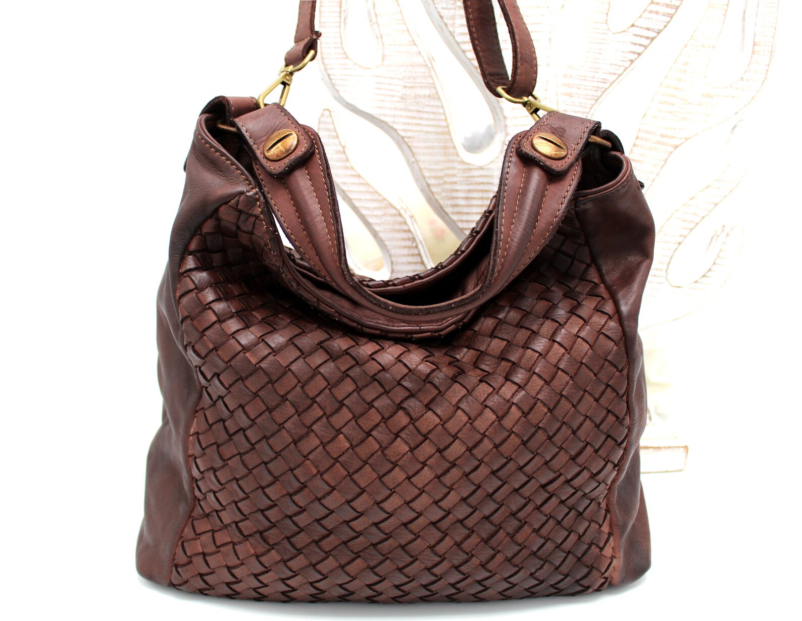 Große Handtasche SWZEC Livana Damen Tote Aus Vegan Produktbild-Vorschau 3