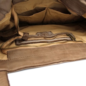 Leather Bag Soft Totes Leather Hobo Shoulder Handbag for women image 6