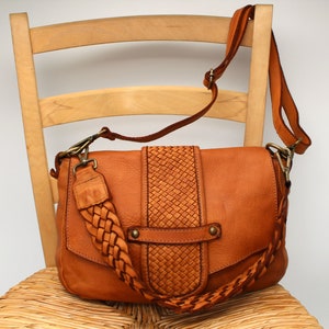 Leather bag Soft Leather Handbag Women Milan Black Totes Handbag