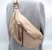 Leather Sling Bag for Women's Waist Bag Leather Pouch bag Women's fanny pack soft Leather 