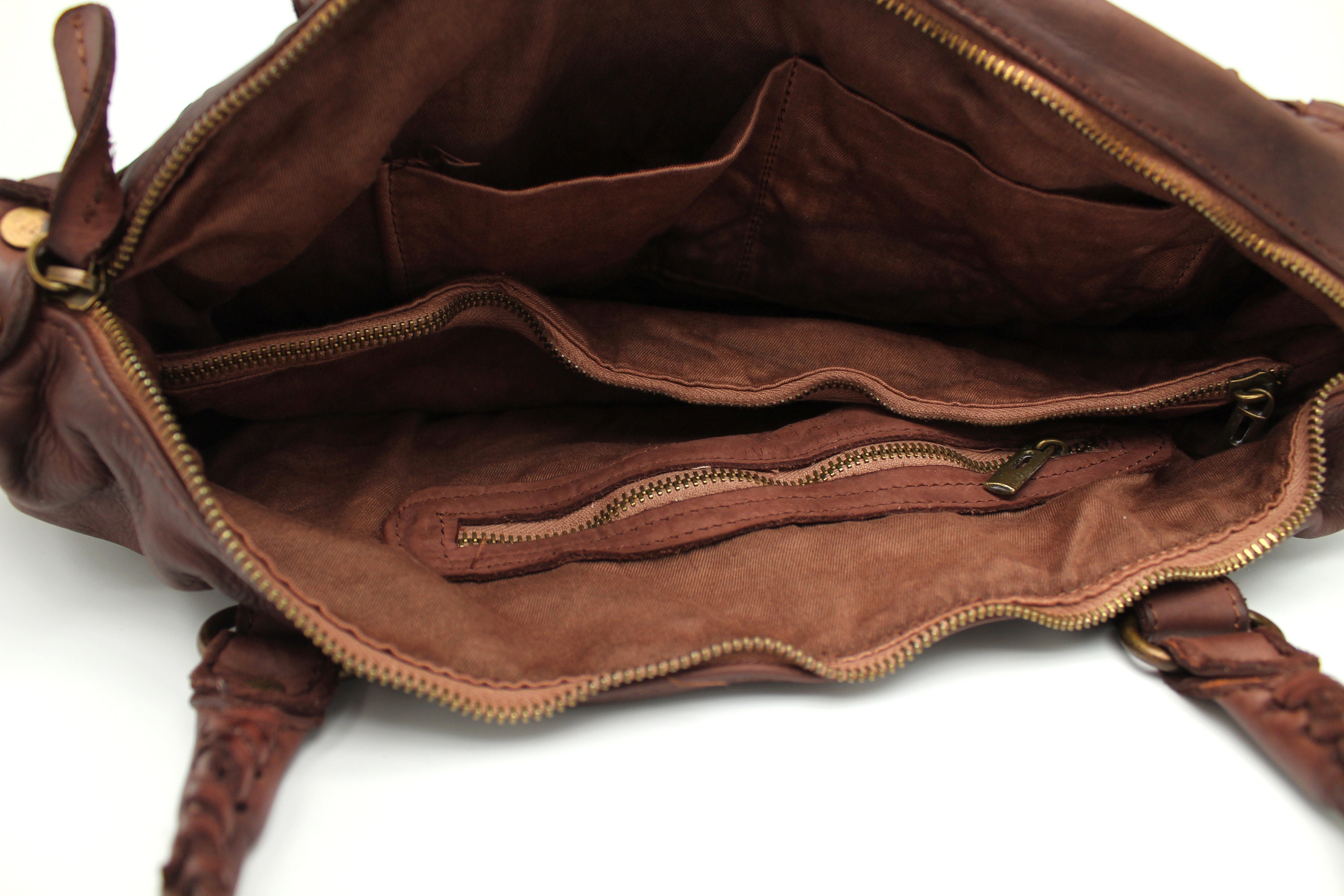Leather Bag Woven Soft Leather Purse for Women Etsy Canada