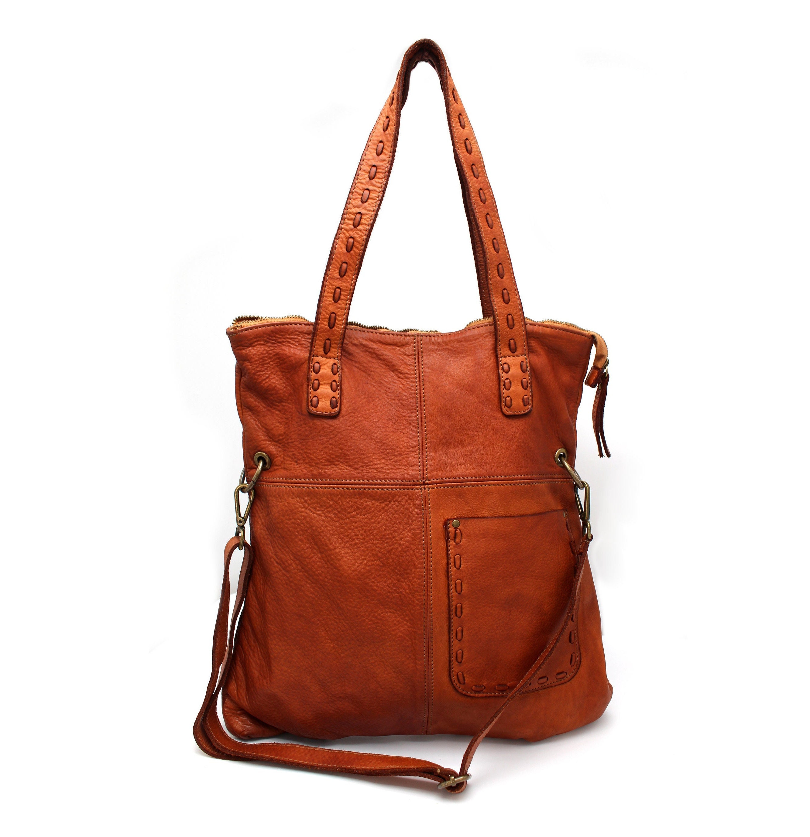 Leder Campomaggi Lavata Beuteltasche Genuine Leather Taschen Made