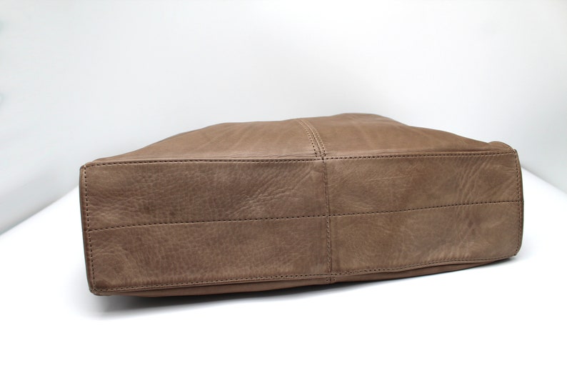 Leather Bag Soft Totes Leather Hobo Shoulder Handbag for women image 5