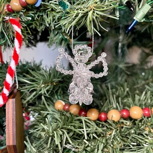 Angel Beaded Ornament, Table Top Ornament, Beaded Angel Suncatcher, Christmas Ornament, Angel Decoration, Wire Wrapped Angel, Home Decor
