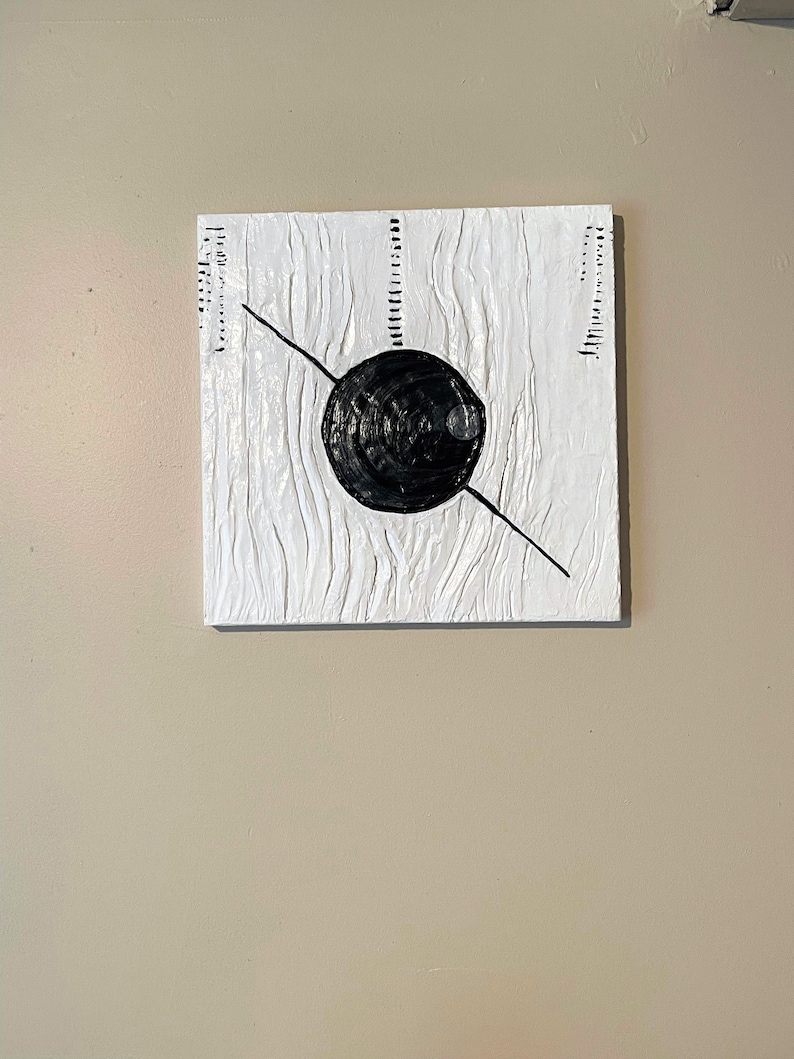 Joint Compound Artwork, Original Wall Art, Abstract Art, Joint Compound Abstract Art, Textured