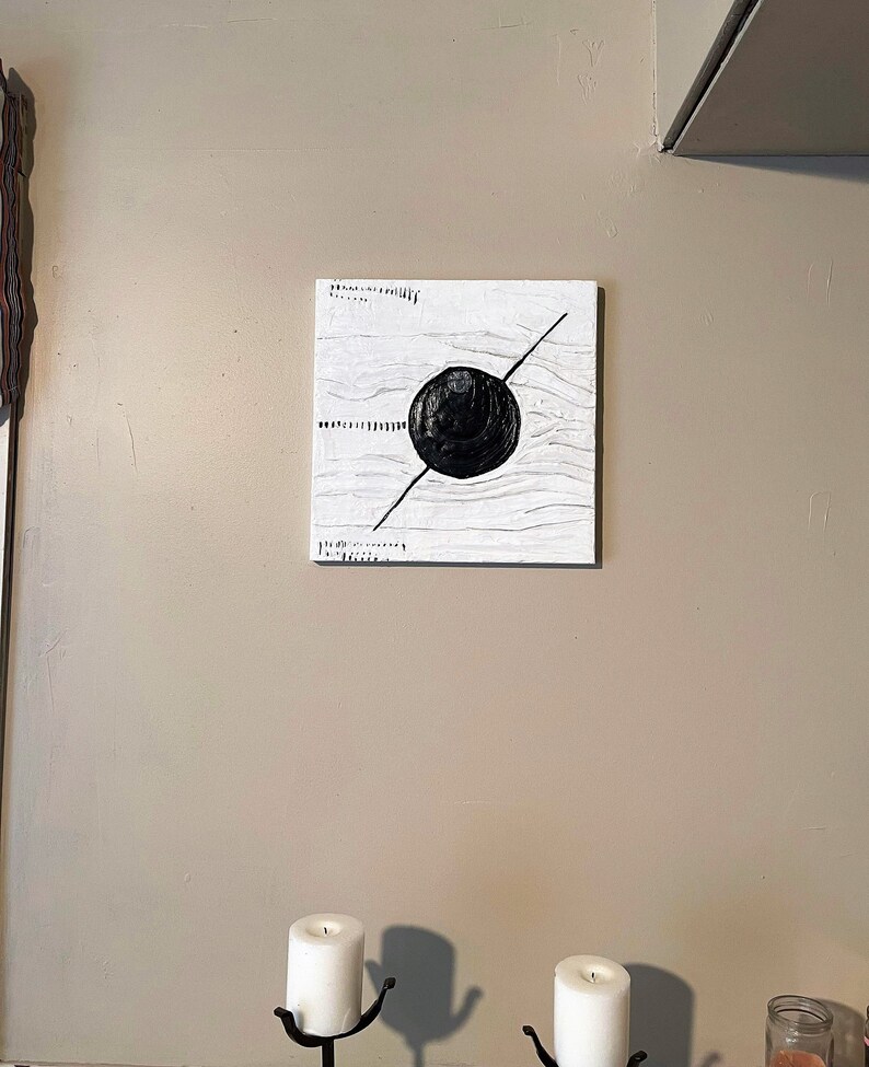 Joint Compound Artwork, Original Wall Art, Abstract Art, Joint Compound Abstract Art, Textured