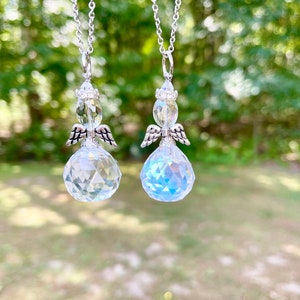 Angel Crystal Suncatchers, Rear View Mirror Accessories, Car Accessories, Guardian Angel Rearview Mirror Charms, Angel Window Decoration