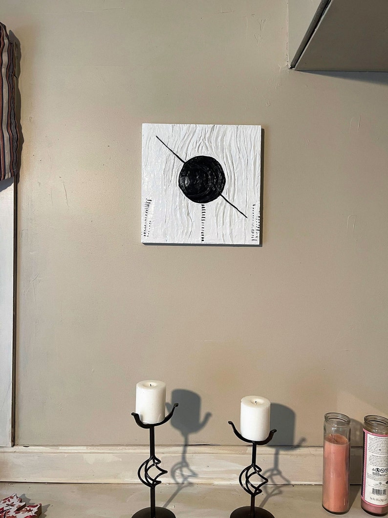 Joint Compound Artwork, Original Wall Art, Abstract Art, Joint Compound Abstract Art, Textured