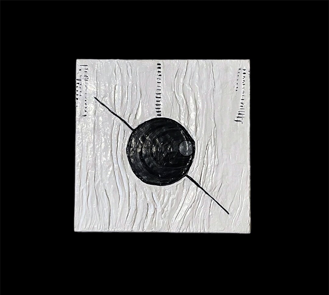 Joint Compound Artwork, Original Wall Art, Abstract Art, Joint Compound