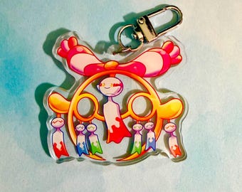 Mega Chimecho keychain 2.5"