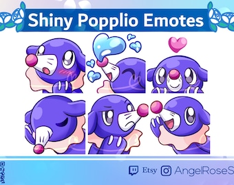 Indigo Seal Pup Emotes  (6) | One of a Kind