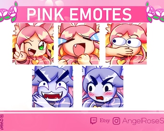 Deltarune: Pink Emote Bundle! | (5)