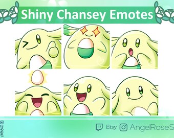 Green Egg Emotes ( 6 ) | One of a Kind