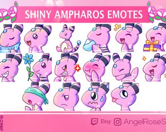 Shiny Amphy Emotes ( 16 ) | One of a kind