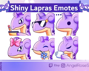 6 purple water type emotes ( 6 ) | One of a kind