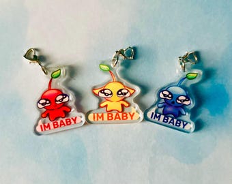 Pikmin " im baby" Charm! 1.5 inches