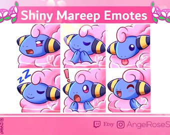 Pink Sheep Emotes ( 6 ) | One of a kind