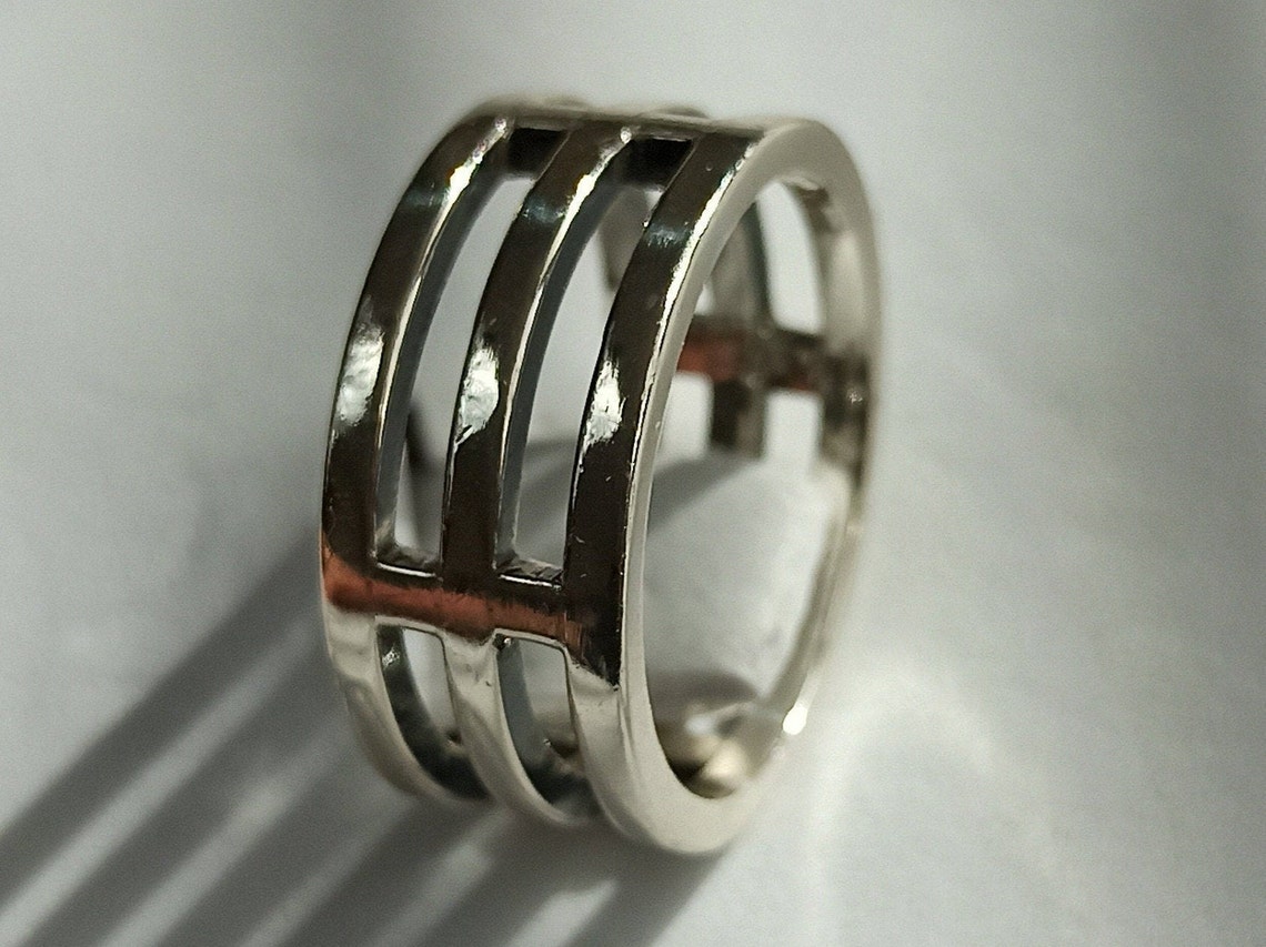 Silber breiten Ring für Frauen Daumen Ring Silber.925 Sterling Etsy