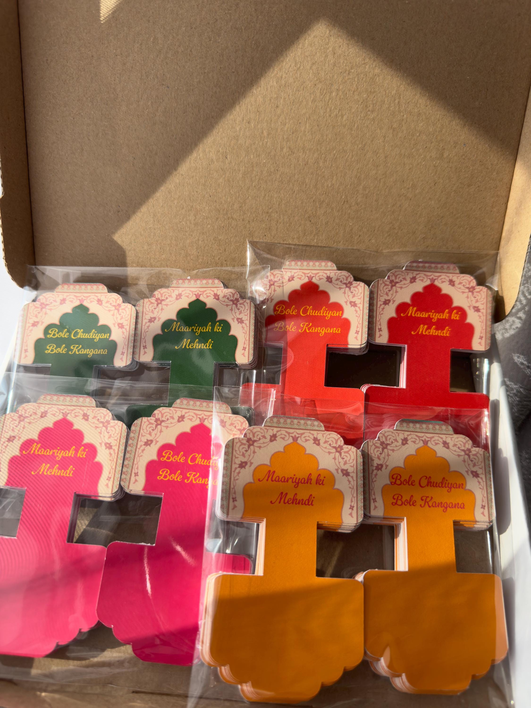 Bangles Card Mehndi Dholki Mayoun Bangles Card | Favours | Jhumka Cards | Mendhi ...