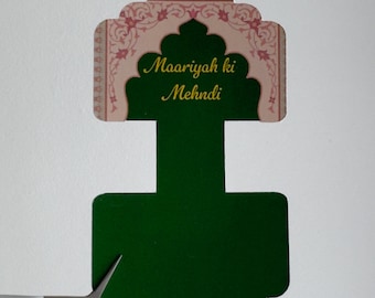 Mendhi Dholki mayoun bangles card | chudiyan cards | mehendi | favours | jhumka cards | bangles card | mendhi bazaar | favour