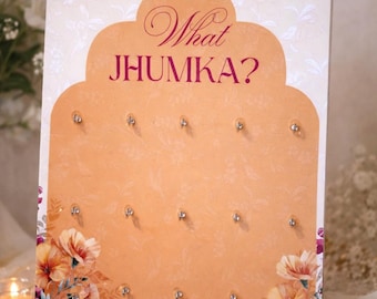 A3 Jhumka, bole chudiyan, gajra Display Board | Wedding, Mehndi, wedding | sangeet | dholki