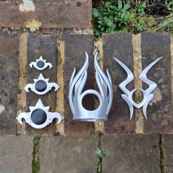 Shadowheart's Hair Ornaments Cosplay Baldur's Gate 3 - 3D printed