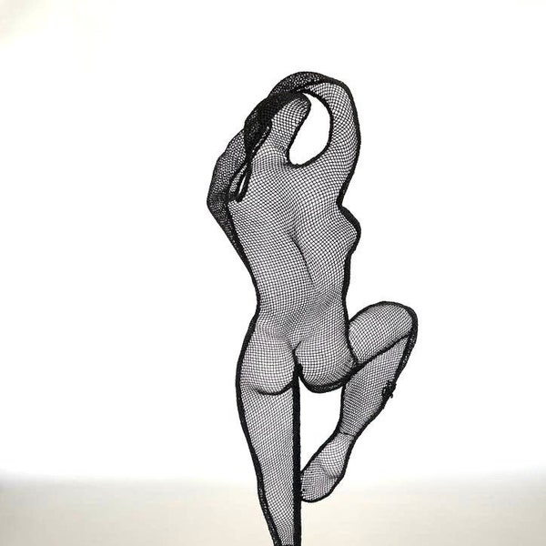 3D Wire Ballet Dancer Sculpture, Ballerina Décor, Ballerina Art,Valentine's Day