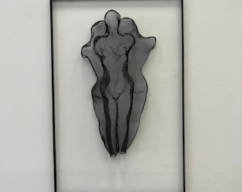 Three Woman Metal Wall Decor, Minimalist Wire Art, Female Body Wire Art, Feminine Woman Wall Art, Modern Home Decor, Adult Gift for Her