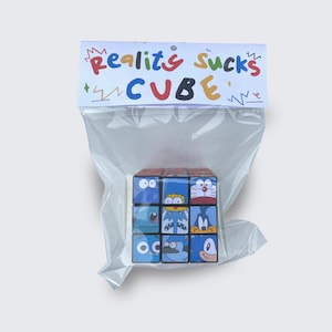 Cartoon Rubik’s Cube - Handmade
