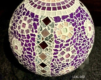 Glass mosaic ball lamp/table lamp, lamps, gift, lights