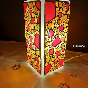 Glasmosaik Tischleuchte, Lampen, Geschenke, Lichter