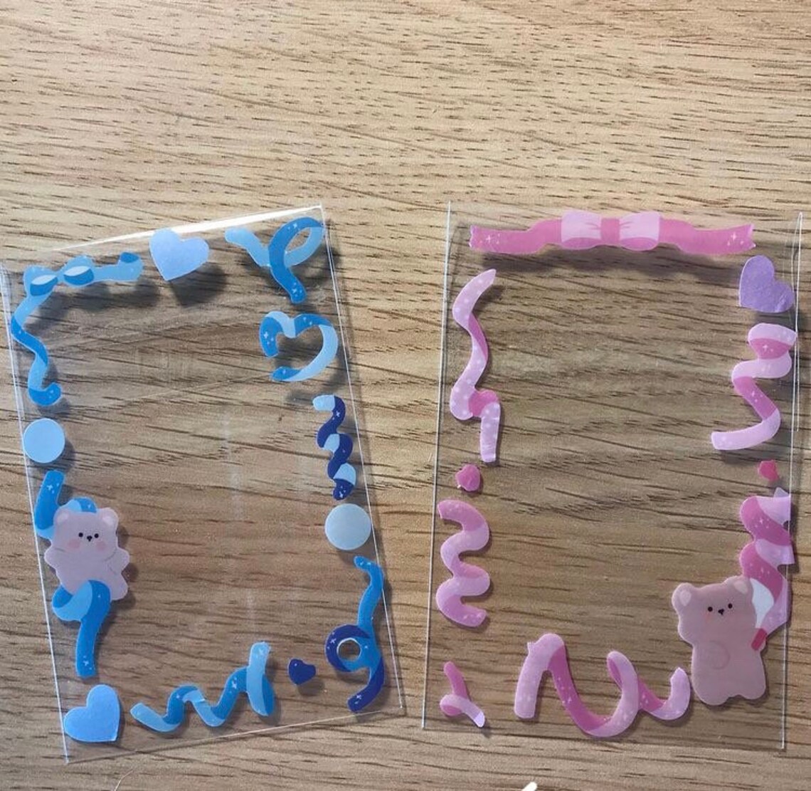 Decorated Sleeves For Photocards Etsy