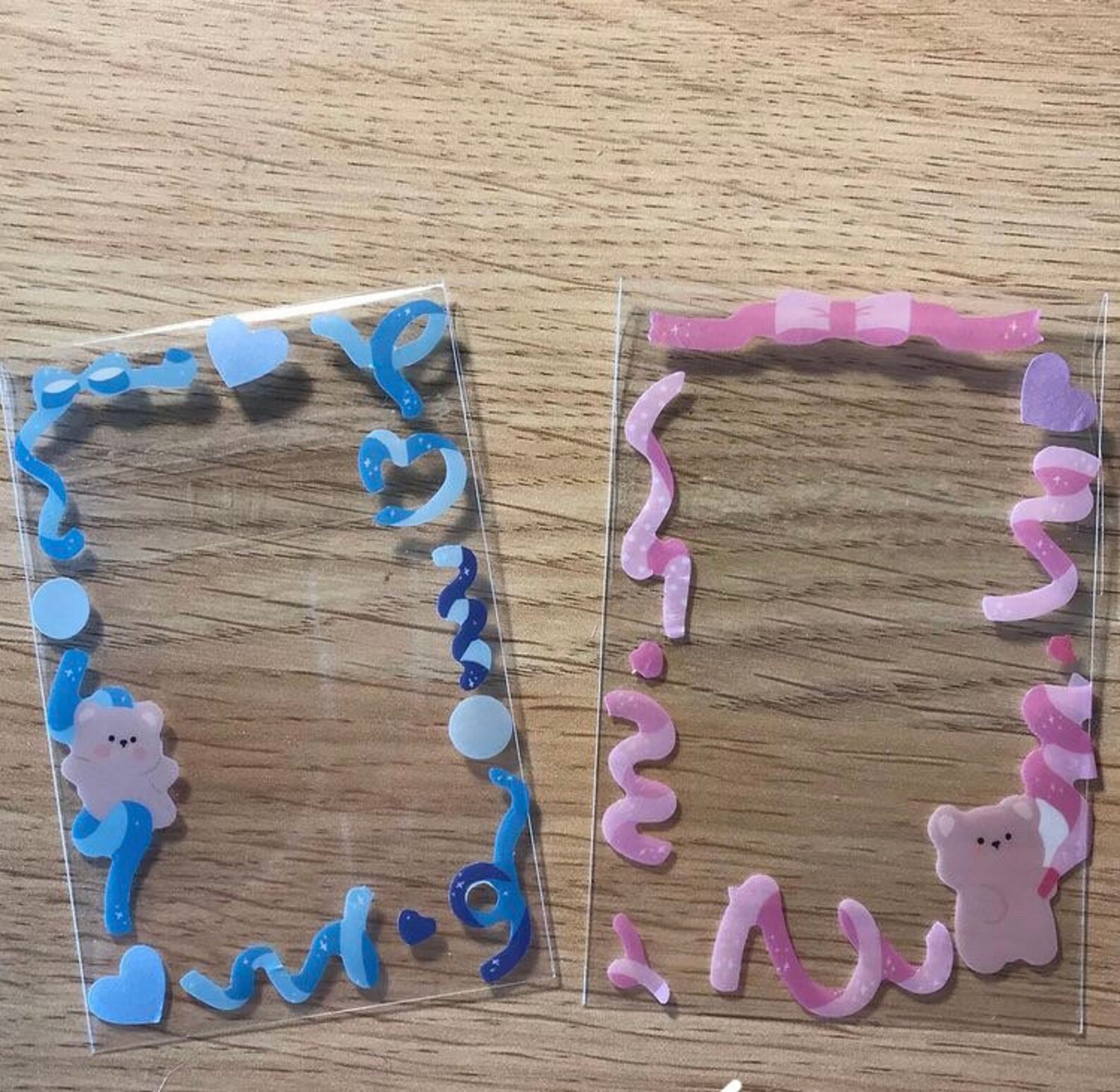 Decorated Sleeves For Photocards Etsy