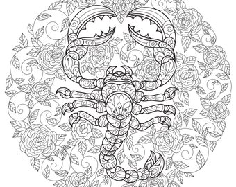 medium coloring page etsy
