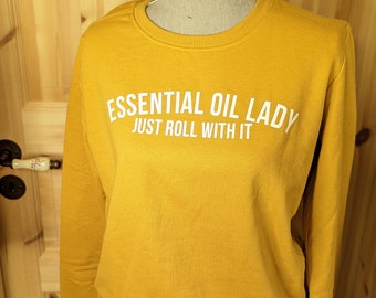 Essential Oil Sweatshirt/ Öle-Pulli - ätherische Öle Pulli / Statement