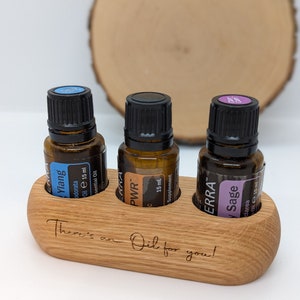 Stand for oils / display essential oils