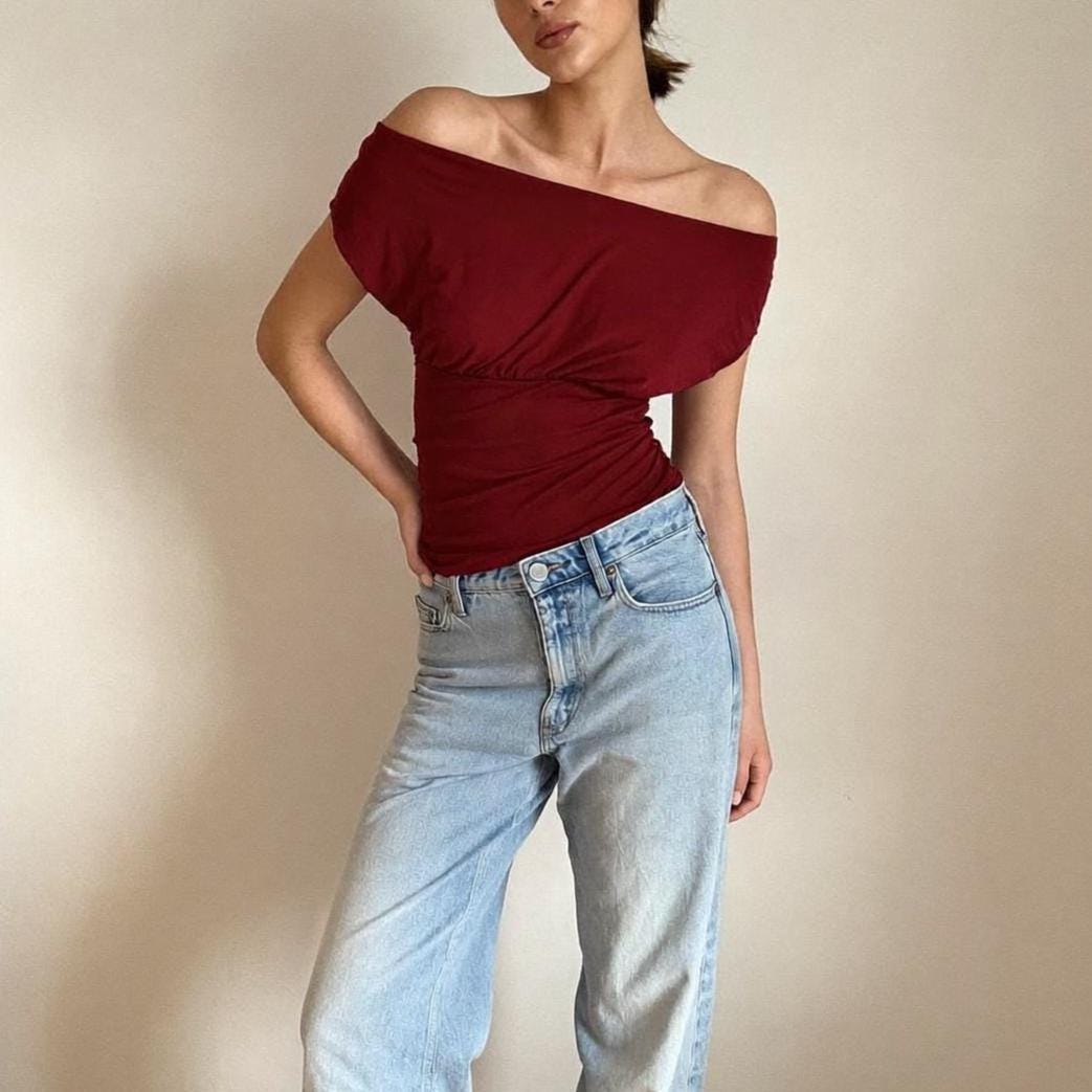 Off the Shoulder Top Sewing Pattern | (digital PDF Download) - Etsy