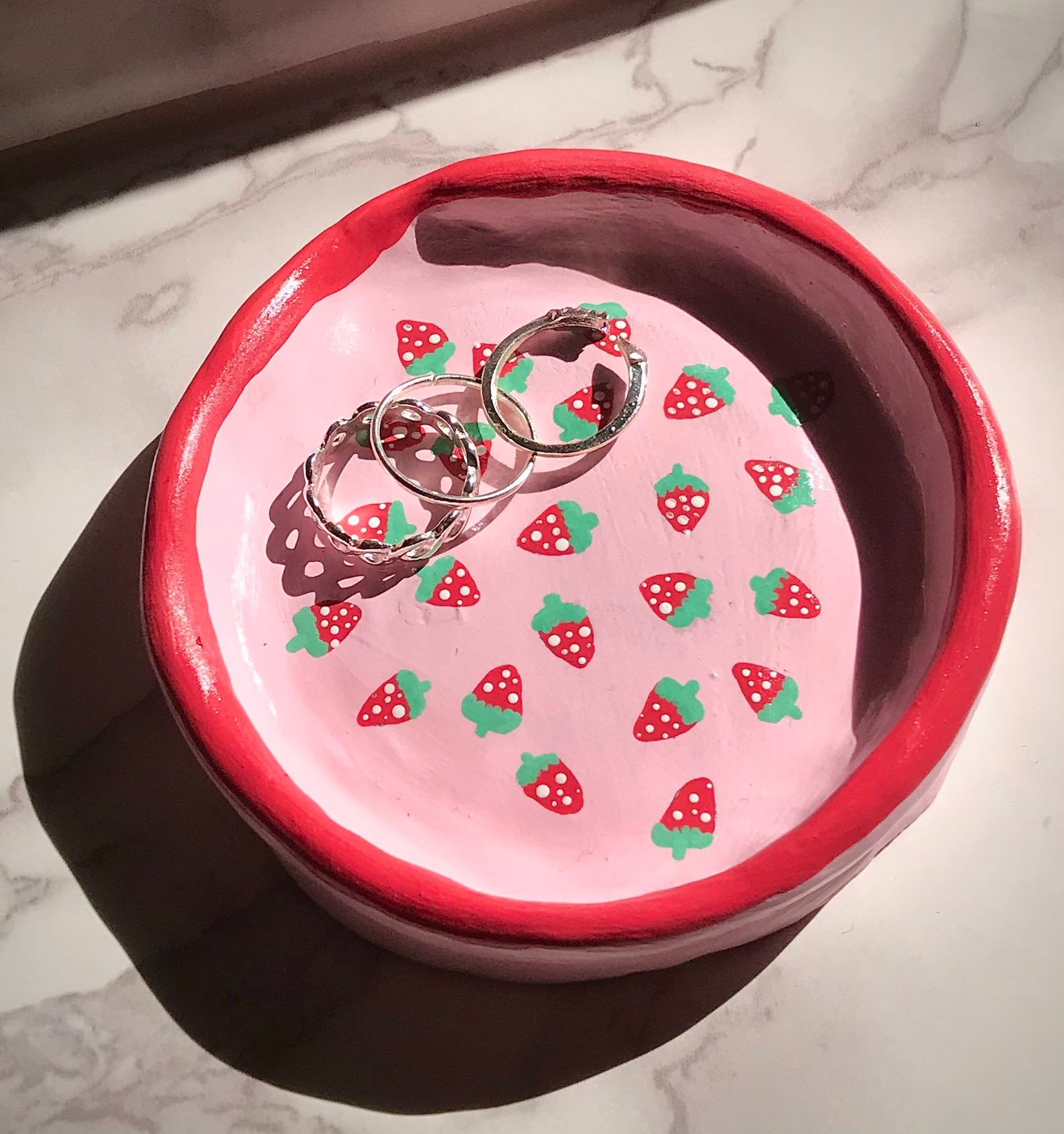 Clay jewelry tray handmade clay tray jewelry holder ring Etsy