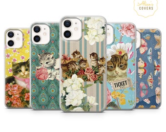 Cat phone case for iPhone 5 6 7 8 6+ 7+ X XR XS Max 11 12 iPhone 13 14 Samsung S9 S10 S20 Huawei P20 P20 PRO P30 P30 Lite P30 Pro