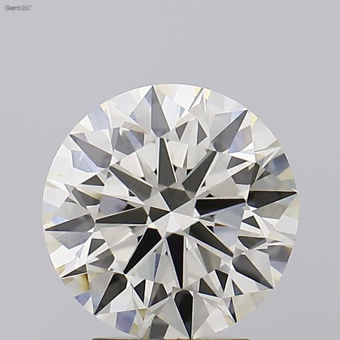 2.82CT Round LabGrown Diamond/ colorJ / ClarityVVS2 / IGI Etsy