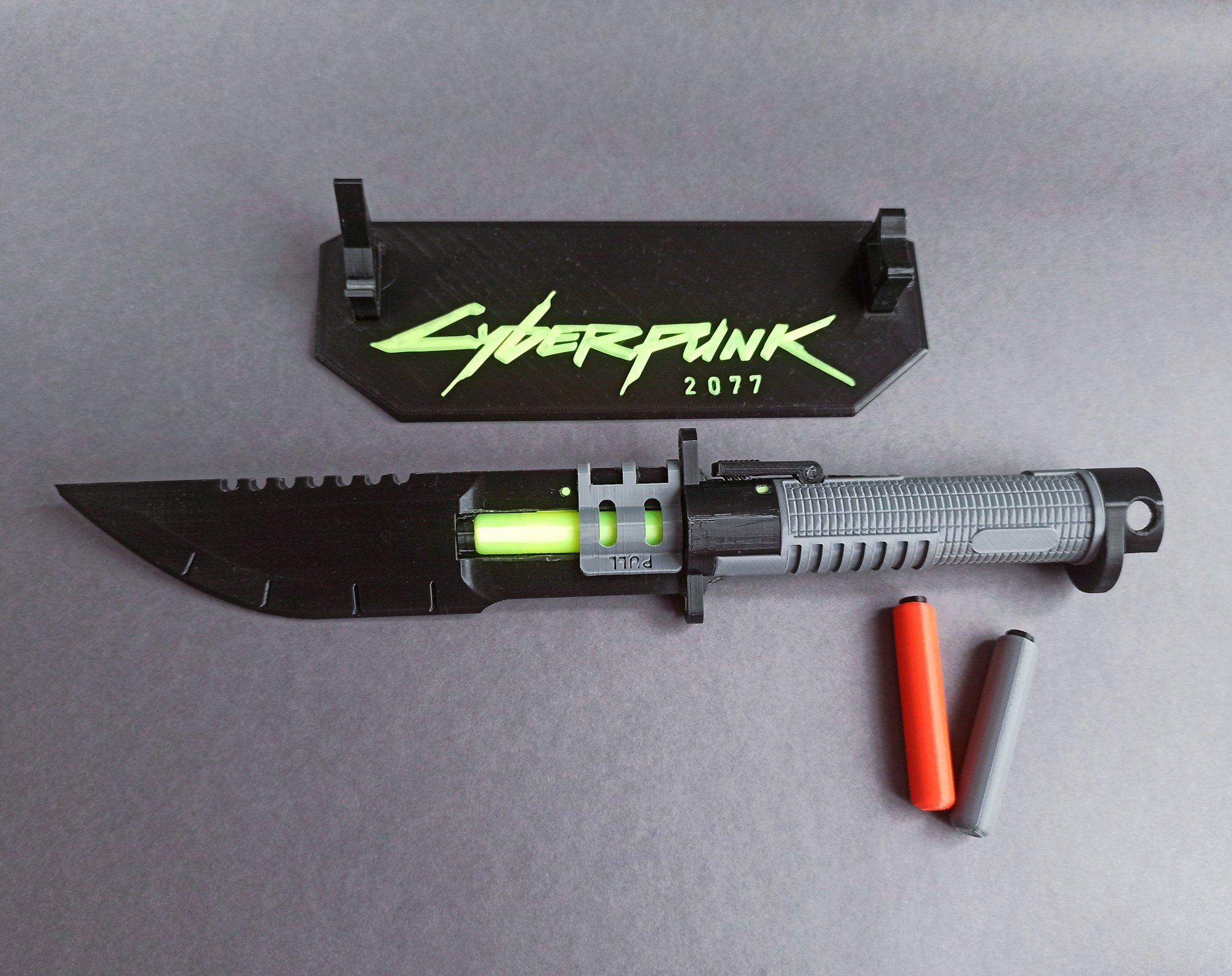 Cyberpunk 2077 Combat Knife Model Neurotoxin 3D Printed Etsy